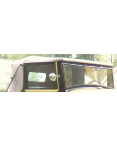 Model A Ford Window Glass Set - Cabriolet Slant Windshield (68C) - Concours Quality
