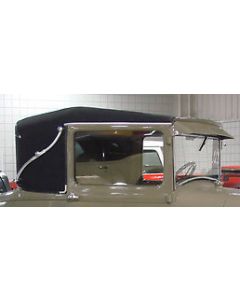 Model A Ford Window Glass Set - Sport Coupe (50A) - Back Window Is 6 X 15.5 - Concours Quality