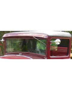 Model A Ford Window Glass Set - Closed Cab Pickup - Door Is16 X 27 - Back Window Is 12 X 24 - Concours Quality