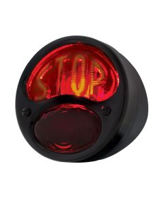 Tail Light, Black, Right Side, Model A, 1928-1931