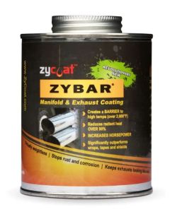 ZYBAR Hi Temperature / Hi Performance Manifold & Exhaust Coating Midnight Black 16oz