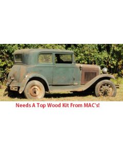 Model A Ford Top Wood Kit - Victoria 190A - USA Made