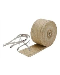 Pipe Wrap & Locking Ties Kit - Tan - 2 in x 25 ft