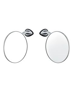 Fender Mount  Rear View Mirror - British MG Style - Left & Right