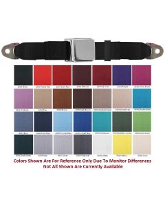 Universal Seat Belt with Chrome Lift Latch