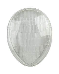 Glass Headlight Lens - Ford Script - Ford Deluxe Passenger