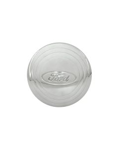 Hub Cap - Ford Embossed - Stainless Steel - 5-3/4 - 4 Cylinder Model B Ford Passenger