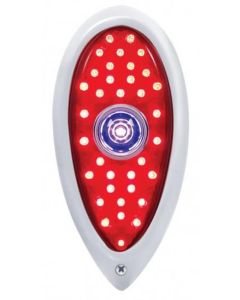 Tail Light Lens,LED With Blue Dot,Original,38-39