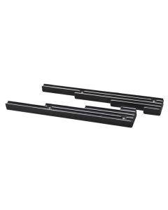 Finned Billet Aluminum Wire Loom Set, Black Finish, 1932-1985