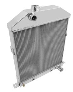 1942-1948 Ford Coupe/Series 29/Base Champion Aluminum Radiator, Cars with Chevy Conversion