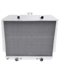 Passenger Car Champion Aluminum Radiator, Flat Head Configuration, 3-Row, 1949-1953