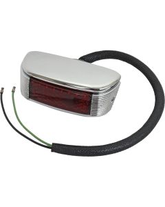 Tail Light,Red Lens,w/12v Bulb