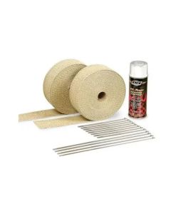 Automotive Exhaust & Header Wrap Kit - White