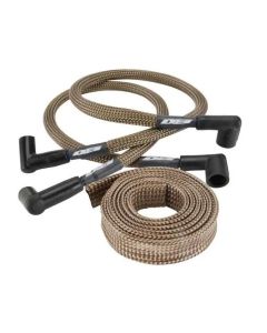 Protect-A-Wire - 8 Cylinder - 25ft - Titanium Sleeving w/Wire Markers