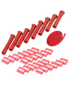 Protect-A-Boot and Wire Kit - Red - 8 Cylinder