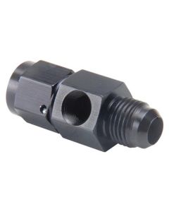  -6 Swivel Gauge Port - Black