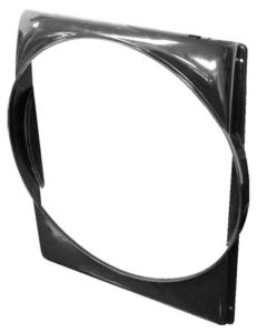 1932 Ford Passenger Fan Shroud - ABS Molded Plastic - With Pre-cut Fan Hole