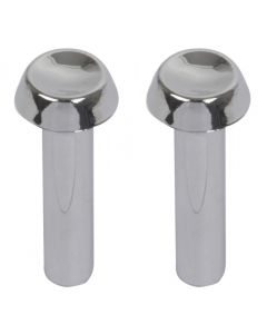 Door Lock Buttons - Chrome - Falcon & Comet