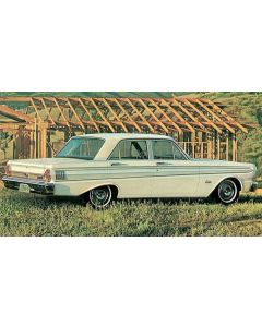 1964 Rear Door Panels, Falcon Futura 4-Door Sedan