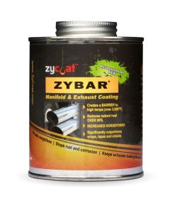 ZYBAR Hi Temperature / Hi Performance Manifold & Exhaust Coating Midnight Black 16oz