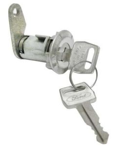 Door Lock Cylinder/ Fits Rt Or Left/ Incl 2 Logo Keys