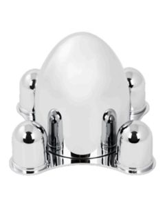 1960-1970 Falcon/Comet Chrome 4-Lug Wheel Spider Cap, 4 x 4-1/2" Bolt Pattern