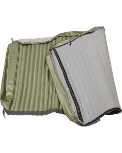 1963 Seat Covers - Full Set Of Front & Rear Bench - Fairlane 5002 Door Sedan - Ivy Gold L-2503