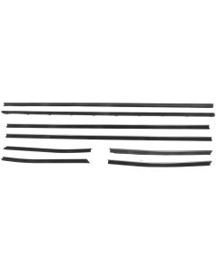 Belt Weatherstrip Kit - Doors & Rear Quarter Windows - 8 Pieces - Convertible