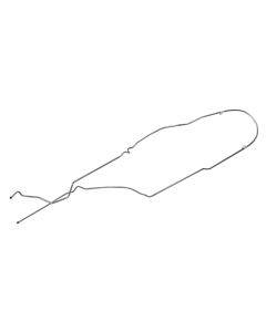 Fuel Tank To Pump Line, Stainless Steel, 3/8", 1 Piece, Torino, 1972-1976