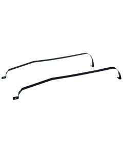 1962-65 Fairlane & 1962-63 Meteor Fuel Tank Straps - Black Painted