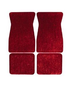 Front And Rear Floor Mat Set, Torino, 1974-1976