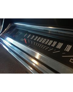 1966 Ford Fairlane Dash Cluster Lens -Clear Plastic