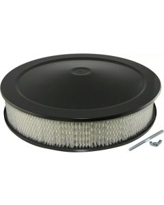 Universal Black Air Cleaner Assembly, 14" X 3"