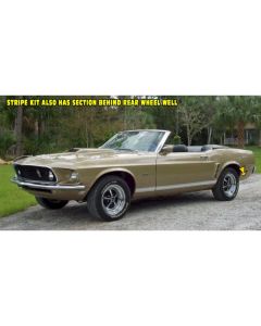 1969 Mustang GT Lower Stripe Kit, Premium