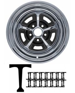 1964-1973 Mustang 14" & 15'' Magnum 500 Wheel Paint Stencil Kit