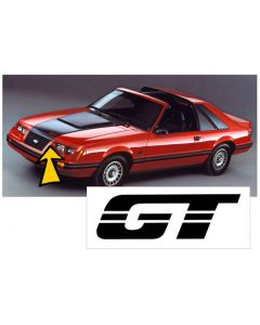 1983-1984 Mustang GT Hood Decal