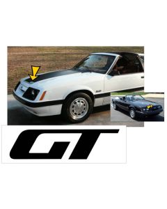 1985-1986 Mustang GT Hood Decal