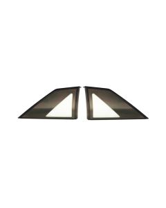 1987-1993 Mustang Hatchback Quarter Windows, Pair