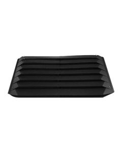 1967-1968 Mustang Fastback 1-Piece Aluminum Rear Window Louvers
