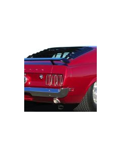 1969-1970 Mustang Fastback Aluminum Rear Window Louvers