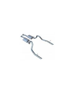 1979-1993 Mustang Pypes Violator 3" Stainless Steel Catback Exhaust System, 5.0L V8