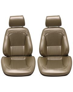 1968 Mustang Disctinctive Industries Standard Interior "Touring II" Front Bucket Seats, Pair