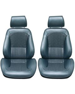 1969 Mustang Distinctive Industries Standard Interior ''Touring II'' Front Bucket Seats, Pair