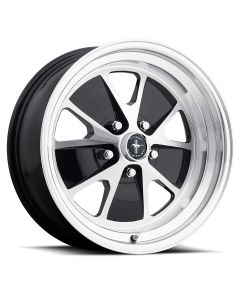 17" x 7" Legendary Styled Aluminum Alloy Wheel with Gloss Black and Machined Finish, 5 x 4.5" Bolt Pattern