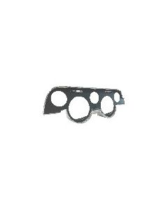 1967-1968 Mustang Custom Gauge Bezel for Aftermarket Gauges, Black Finish