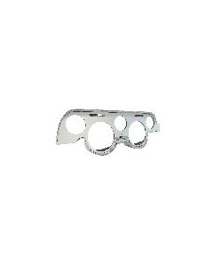 1967-1968 Mustang Custom Gauge Bezel for Aftermarket Gauges, Aluminum Finish