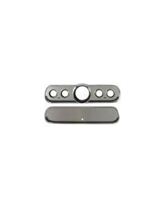 1965-1966 Mustang Deluxe Interior Brushed Aluminum Instrument Bezel Set with Glove Box Door