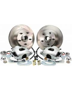1964-1969 Mustang Basic Front Disc Brake Kit with Upgraded Rotors, V8