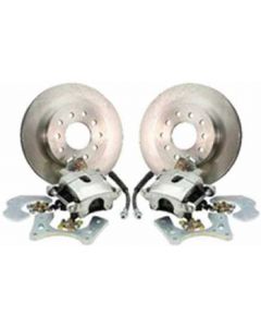 1964-1972 Mustang Legend Series Basic Rear Disc Brake Conversion Kit with Drilled and Slotted Rotors,V8 with Torino-Style Bearing Axle