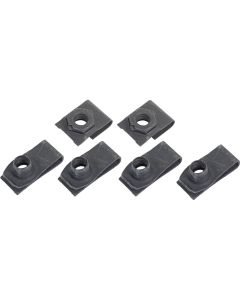 1964-1966 Mustang Bumper Guard Nut Kit, 6 Pieces